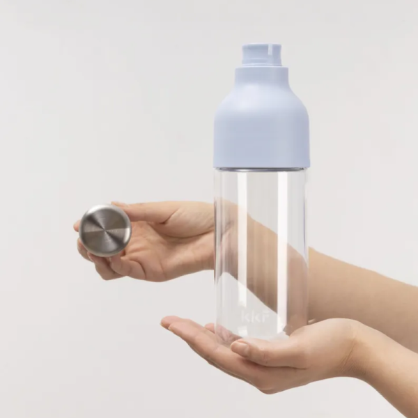 Бутылка спортивная KKF META sports water bottle, тритан, с держателем, голубая